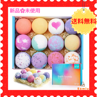 【大人気！ラスト１点】バスボム 12個 誕生日 プレゼント 入浴剤 ギフトセット(入浴剤/バスソルト)