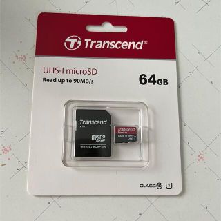 トランセンド(Transcend)のTranscend 64GB SDカード 新品未開封(ビデオカメラ)