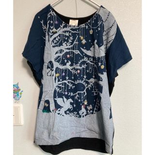 スカラー(ScoLar)のscolar Tシャツ 長め おとぎ話 トップス(Tシャツ(半袖/袖なし))