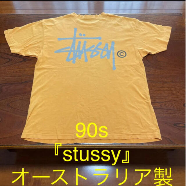 90s『stussy』オールドステューシー Tシャツ　白タグ　オーストラリア製 | フリマアプリ ラクマ