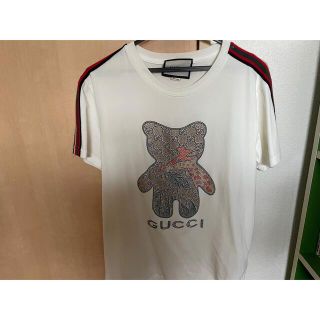 グッチ(Gucci)の★今だけセール  GUCCI 白Tシャツ ラメ 送料無料 お洒落(Tシャツ/カットソー(半袖/袖なし))