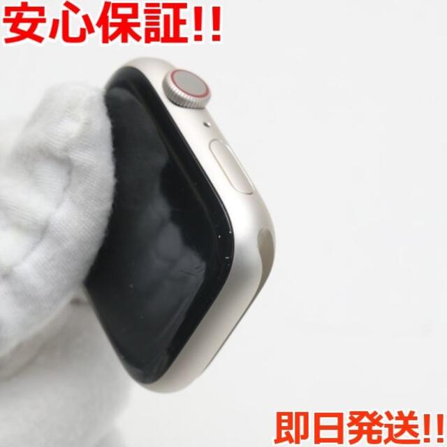 Apple(アップル)の美品AppleWatchSeries745mmCellularスターライト M111 スマホ/家電/カメラのスマホ/家電/カメラ その他(その他)の商品写真