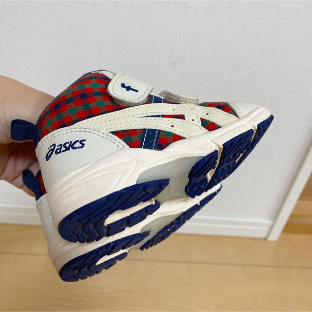 familiar(ファミリア)のお値下げ!!美品✩familiar×ASICS  スニーカー 14cm キッズ/ベビー/マタニティのベビー靴/シューズ(~14cm)(スニーカー)の商品写真