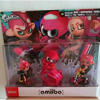 ニンテンドウ(任天堂)のamiibo　スプラトゥーン　タコガール タコボーイ タコ　セット(ゲームキャラクター)