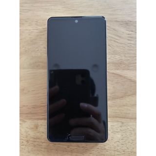 アクオス(AQUOS)の【美品】AQUOS sense4 lite シルバー(スマートフォン本体)