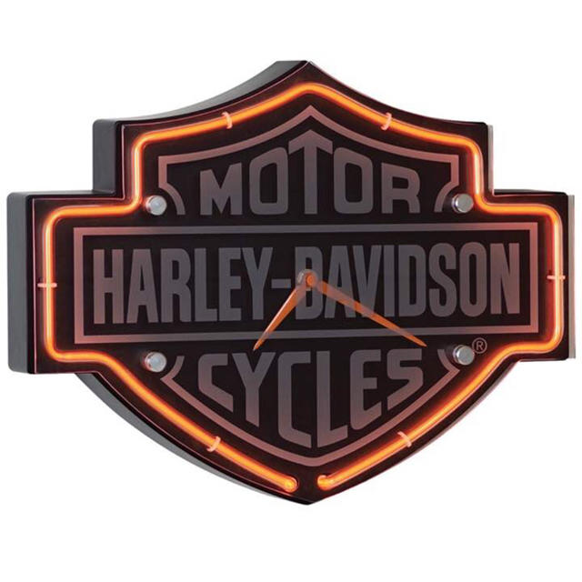 Harley Davidson - HARLEY DAVIDSON 掛け時計 ネオンクロックの通販 by