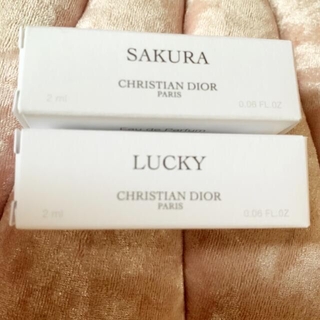 ディオール(Dior)のDior メゾンクリスチャンディオール 香水 サクラ ラッキー サンプル(サンプル/トライアルキット)