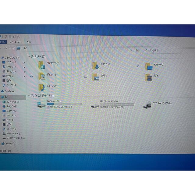 ASUS(エイスース)の美品　ガレリア　ゲーミングPC スマホ/家電/カメラのPC/タブレット(デスクトップ型PC)の商品写真