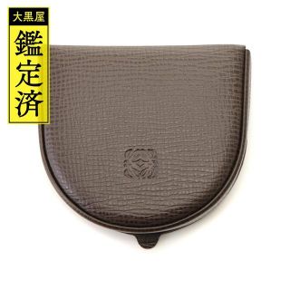 ロエベ(LOEWE)のLOEWE ロエベ 小物 コインケース 小銭入れ カーフ ブラウン【473】(財布)