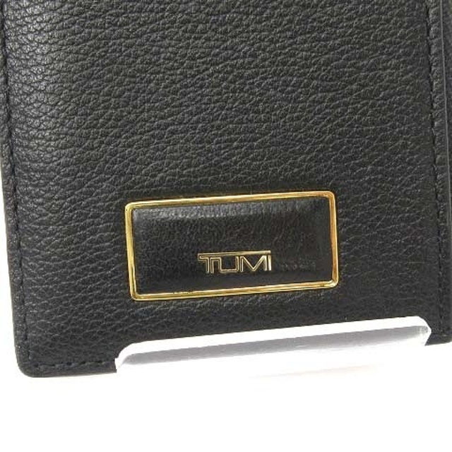 TUMI(トゥミ)のトゥミ 美品 IDカードケース パスケース 名刺入れ 定期 コイン 黒 ブラック メンズのファッション小物(名刺入れ/定期入れ)の商品写真