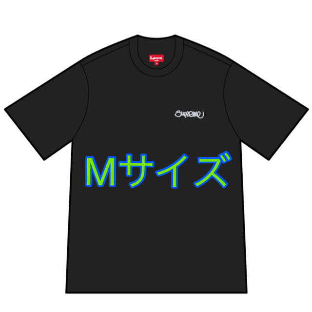 Supreme Washed Handstyle S/S Top ブラック