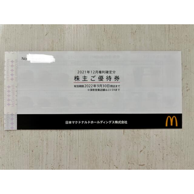 日本マクドナルド　株主優待券1冊(6シート)