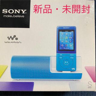 ウォークマン(WALKMAN)の【新品　未開封】sony nw-s775k ウォークマン(ポータブルプレーヤー)