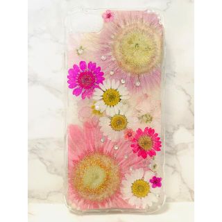 全機種対応 iPhoneケース 押し花ケース 押し花 ケース 花 Android(スマホケース)