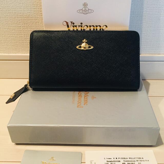 Vivienne Westwood(ヴィヴィアンウエストウッド)のヴィヴィアンウエストウッド 長財布 財布 ラウンドファスナー レディースのファッション小物(財布)の商品写真