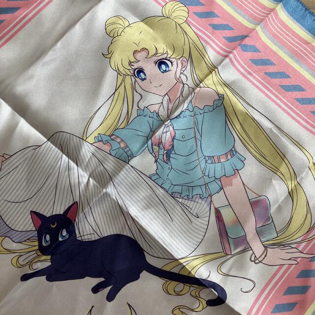 セーラームーン - セーラームーン スカーフ 月野うさぎ ルナ猫ネコねこ