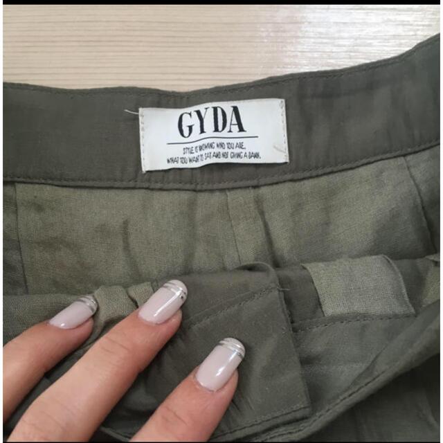 GYDA(ジェイダ)のGYDA サテンワイドパンツ レディースのパンツ(カジュアルパンツ)の商品写真