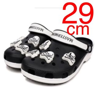 マスターマインドジャパン(mastermind JAPAN)のMASTERMIND × CROCS コラボ サンダル 白黒 29cm(サンダル)