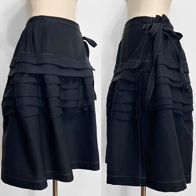 2022年最新版☆高級感溢れる COMME des GARCONS 変形段々フリル ロング