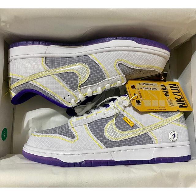 希少☆UNION × Nike Dunk Low Court Purple39tcry