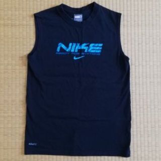 ナイキ(NIKE)のNIKE ナイキ ノースリーブシャツ 紺 子供用 150cm(Tシャツ/カットソー)