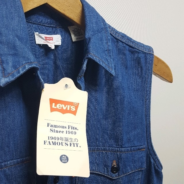 Levi's(リーバイス)の★新品 未使用 Levi's コットンリネン ノースリーブ オールインワン レディースのパンツ(オールインワン)の商品写真