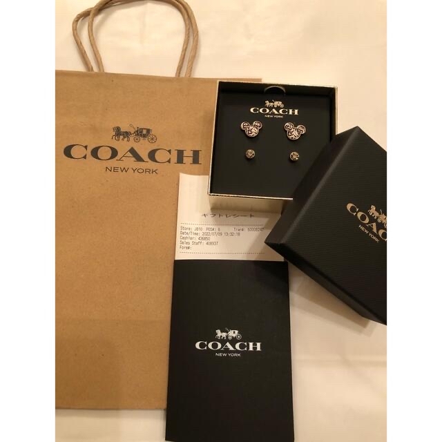 COACH(コーチ)のコ－チ　ミッキーピアス レディースのアクセサリー(ピアス)の商品写真