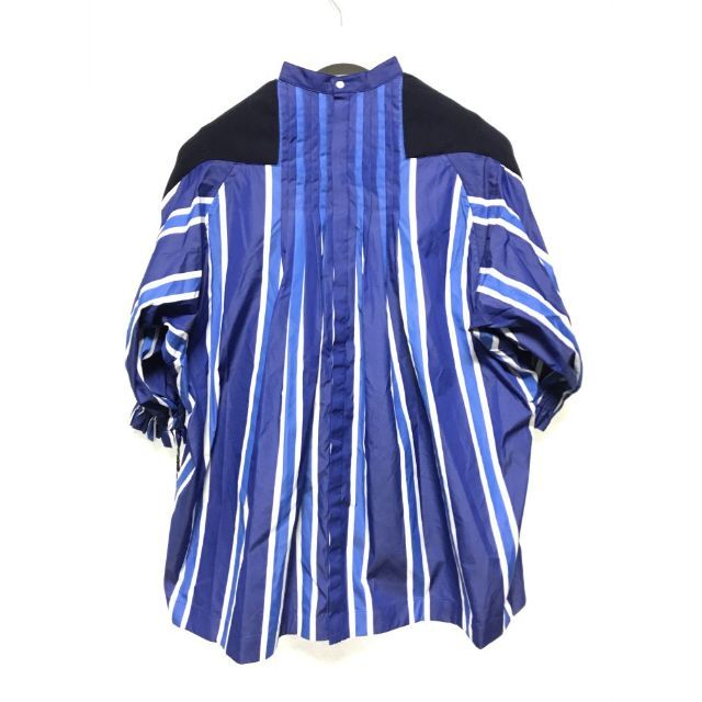 送料無料の通販 SACAI 20SS 半袖ニット 青 ストライプ 3 新品 サカイ シャツ/ブラウス(半袖/袖なし)