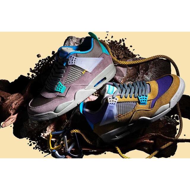 希少Union × Nike Air Jordan 4 Desert Moss 激安オンラインストア 靴
