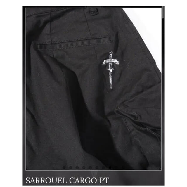 L'Arc～en～Ciel(ラルクアンシエル)のスイッチブレード サルエルカーゴパンツ Sサイズ メンズのパンツ(ワークパンツ/カーゴパンツ)の商品写真