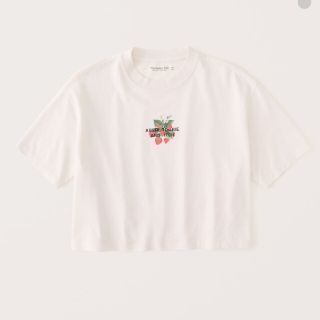 アバクロンビーアンドフィッチ(Abercrombie&Fitch)のアバクロ　クロップド リラックスグラフィックロゴTシャツ(Tシャツ(半袖/袖なし))