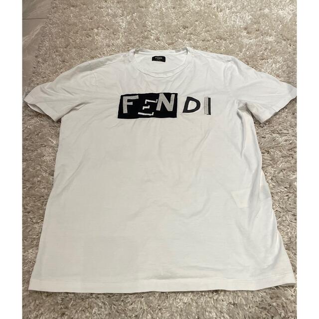 フェンディFENDITシャツ☆ホワイト - Tシャツ/カットソー(半袖/袖なし)