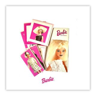 the art of barbie 6 cards and art book