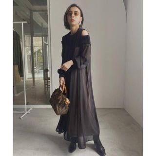 アメリヴィンテージ(Ameri VINTAGE)の【yuri様専用】TOP COVER SHEER DRESS(ロングワンピース/マキシワンピース)