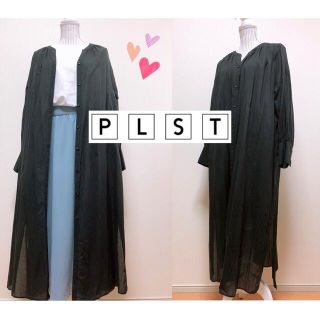 プラステ(PLST)のPLST プラステ  2way 綿100% シャツ ワンピース(ロングワンピース/マキシワンピース)