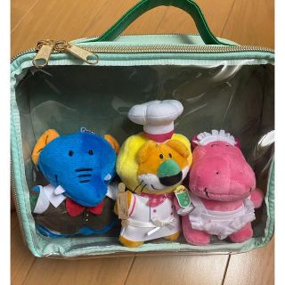 新品未使用　たべっ子どうぶつ　カバンとマスコット3つ付き(キャラクターグッズ)