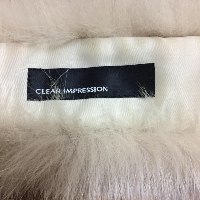 CLEAR IMPRESSION(クリアインプレッション)の【美品】ファー レディースのファッション小物(マフラー/ショール)の商品写真