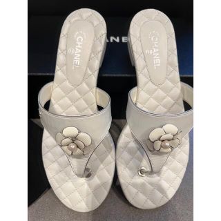 CHANEL - CHANEL シャネル THONGS サンダル38 新品の通販 by aloha's
