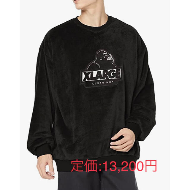 XLARGE(エクストララージ)の新品 XLARGE SLANTED OG BOA CREWNECK カットソー メンズのトップス(Tシャツ/カットソー(七分/長袖))の商品写真