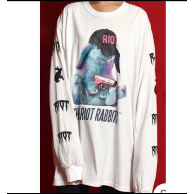 MILKBOY(ミルクボーイ)のMILKBOY RIOT RABBIT Long Sleeve Tee XXL  メンズのトップス(Tシャツ/カットソー(七分/長袖))の商品写真