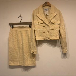 シャネル(CHANEL)のvintage CHANEL BOUTIQUE ツイード　セットアップ(セット/コーデ)