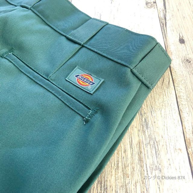 新品未使用　Dickies 874 リンカーングリーン　34×32 ワークパンツ