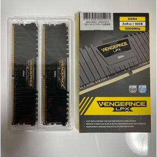 CORSAIR 2x 8GB | 16GB メモリー(PCパーツ)