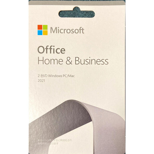 PCタブレットMicrosoft Office Home & Business 2021