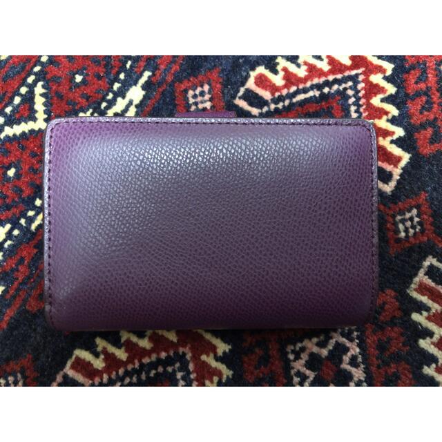 COACH 新品 パープル デポスド 折り財布 コーチ レディース 紫 J12