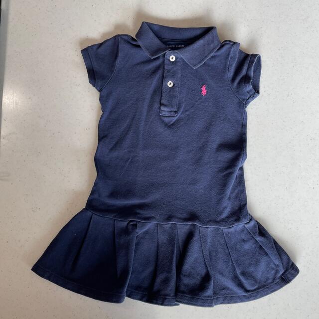 Ralph Lauren(ラルフローレン)のラルフローレン　ポロワンピース 100 キッズ/ベビー/マタニティのキッズ服女の子用(90cm~)(ワンピース)の商品写真