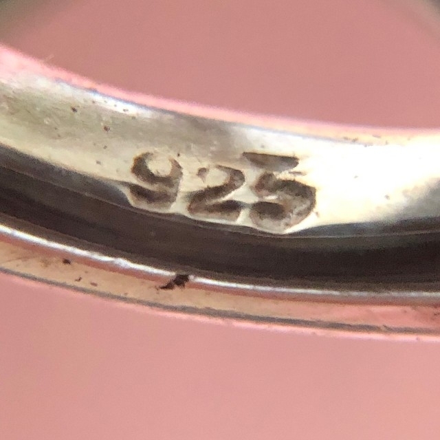 vintage silver 刻印 リング 指輪　レトロ　Y2K　925 4