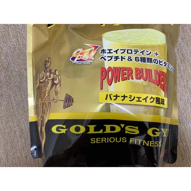 ゴールドジムプロテイン(バナナシェイク風味) 食品/飲料/酒の健康食品(プロテイン)の商品写真