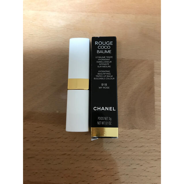 CHANEL(シャネル)のCHANELルージュココボーム918 マイローズ コスメ/美容のスキンケア/基礎化粧品(リップケア/リップクリーム)の商品写真