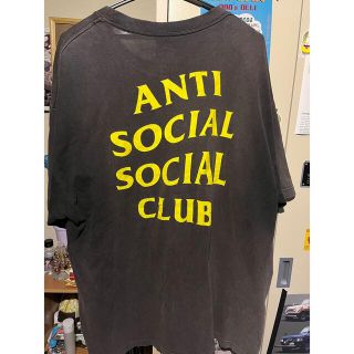 90年代　アンチソーシャルソーシャルクラブ　墨黒　ヴィンテージTシャツ(Tシャツ/カットソー(半袖/袖なし))